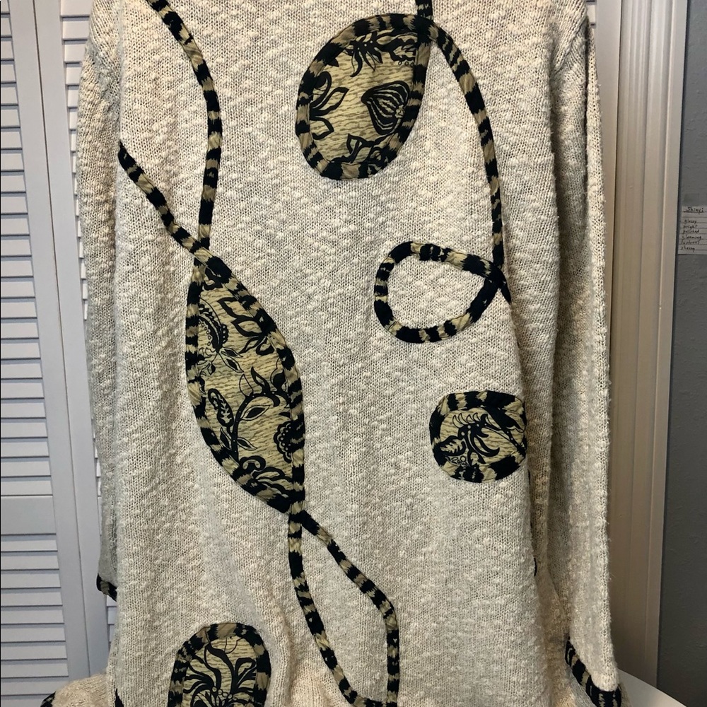 koos of Course women Cardigan Sz S Beige look of the picture for Measurements